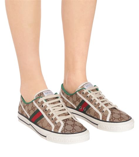 women gucci tennis shoes|Gucci 1977 tennis shoes women's.